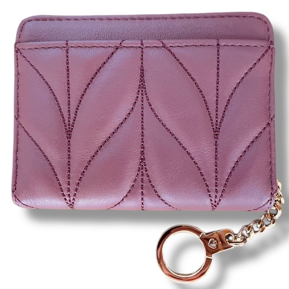 Kate Spade Briar Lane Plumberry Quilted Convertible Shoulder Bag & Wallet & COA - Picture 7 of 11